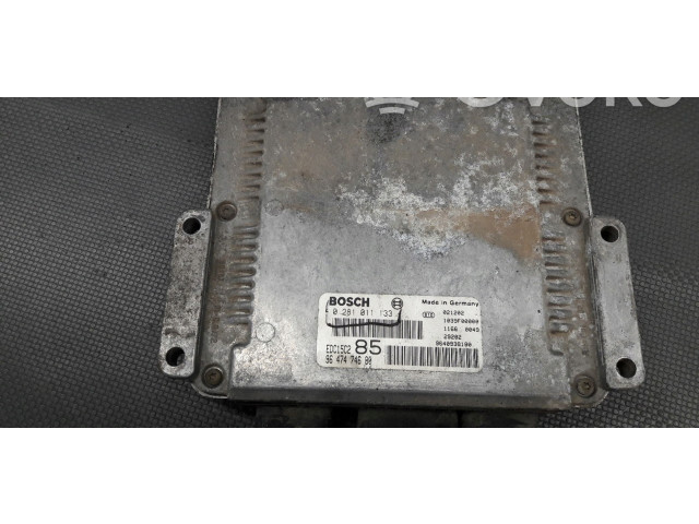 Блок управления двигателя 0281011133   Citroen C8