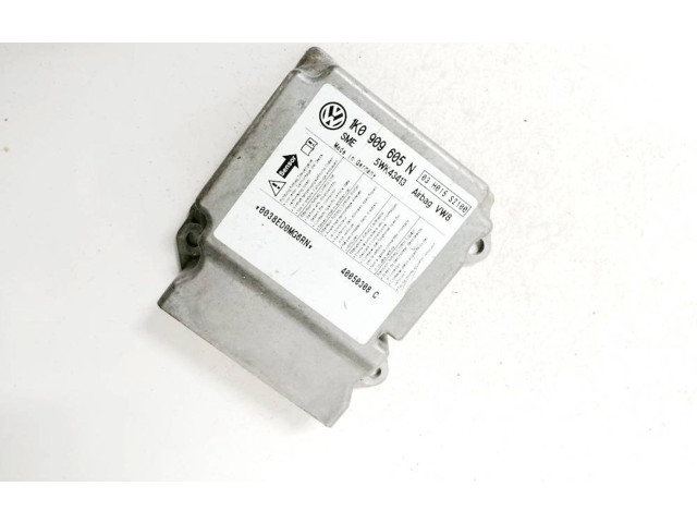 Блок подушек безопасности 1K0909605n, 5WK43413   Skoda Octavia Mk2 (1Z)
