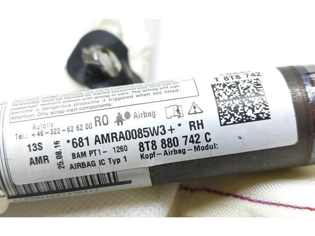 Боковая подушка безопасности 8T8880742C, AHRA0085W3 Audi A5 Sportback 8TA