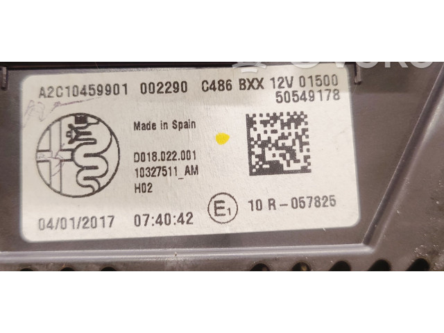 Přístrojová deska  Alfa Romeo Giulia 2017 A2C10459901  