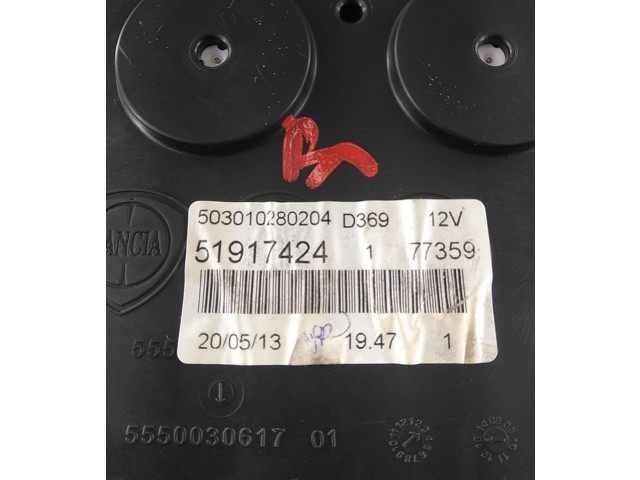 Přístrojová deska  Fiat Punto Evo 2013 51917424, 51917424  