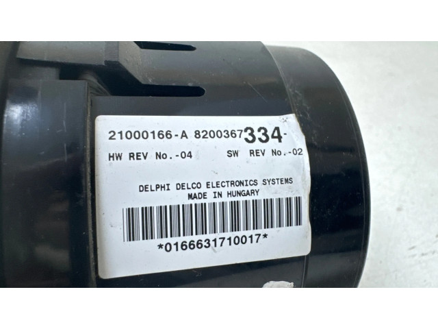 Блок управления климат-контролем 8200367334, 21000166A   Renault Espace   Grand espace IV