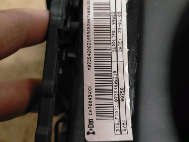 Подушка безопасности водителя 735504135   Fiat Grande Punto