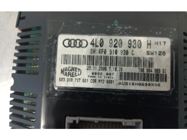 Přístrojová deska Audi Q7 4L 4L0920930H