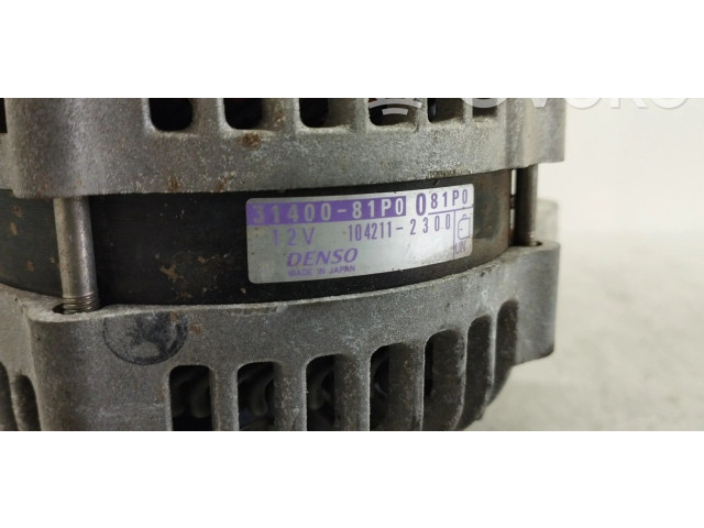 Генератор 3140081P0, 1042112300 Suzuki Ignis