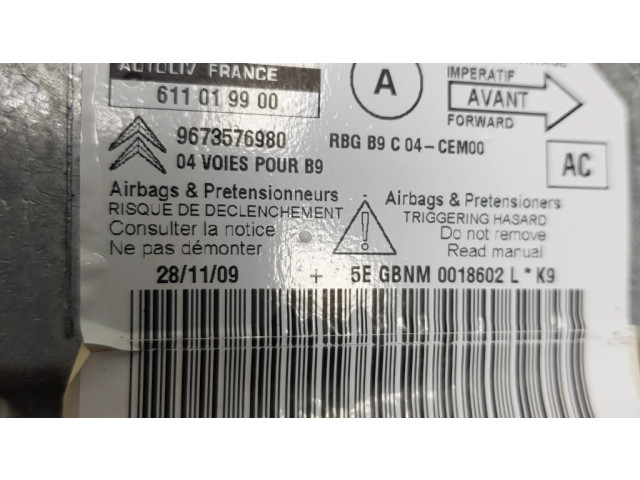 Блок подушек безопасности 611019900, 9673576980   Citroen Berlingo