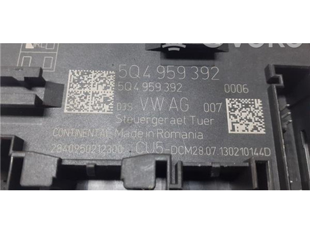 Блок управления 5Q4959392   Skoda Octavia Mk3 (5E)