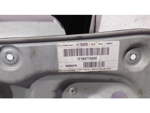 Передний комплект электрического механизма для подъема окна