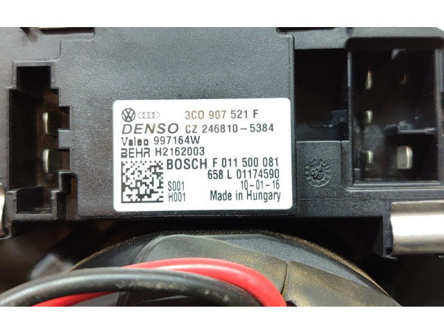 Вентилятор печки 3C0907521F, 011500081 Volkswagen Golf VI