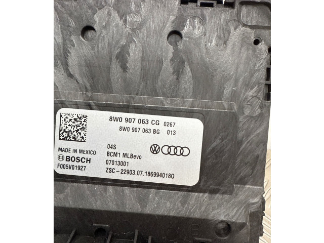 Блок комфорта 8W0907063CG, 8W0907063BG   Audi Q5 SQ5   
