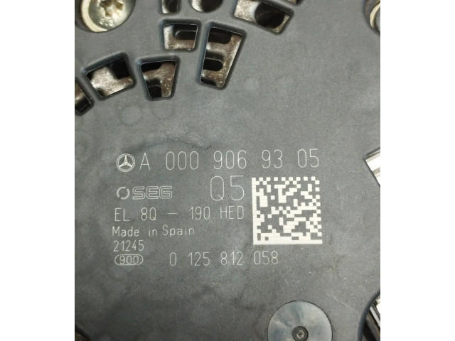 Генератор A0009069305   Mercedes-Benz GLC X253 C253      