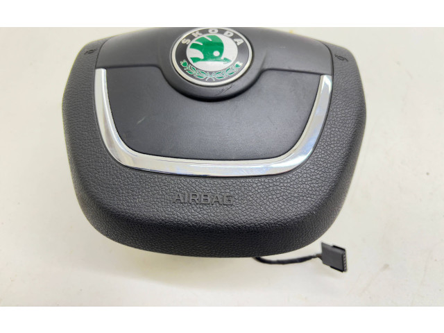 Подушка безопасности водителя 1Z0880201AK Skoda Octavia Mk2 (1Z)