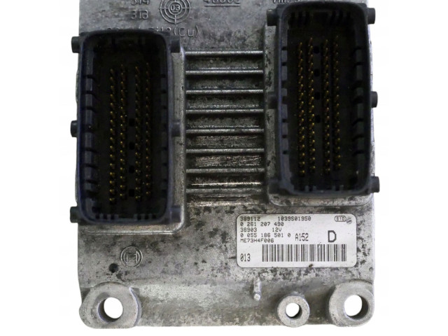 Блок управления двигателя 00551865010, 0261207490 Fiat Albea
