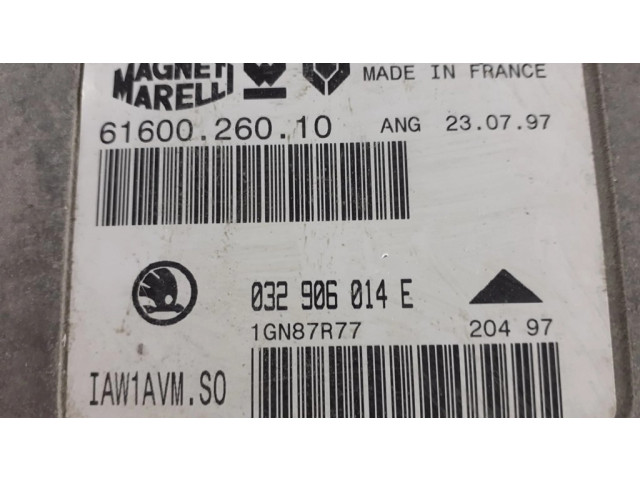 Блок управления двигателя 032906014E, E509E328656U176   Skoda Octavia Mk1 (1U)