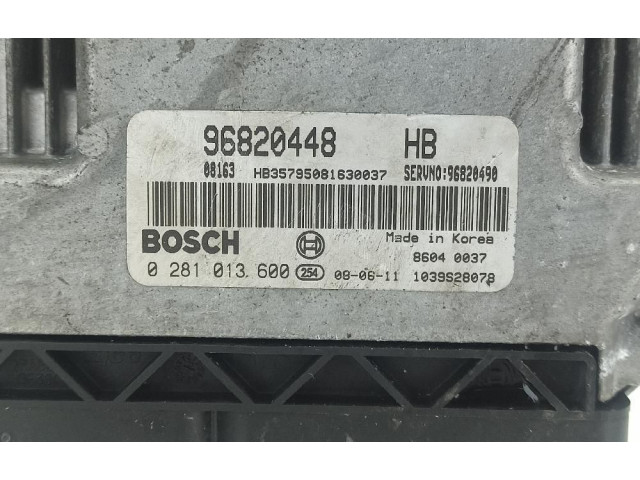 Řídící jednotka 96820448 Chevrolet Lacetti 2009