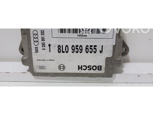 Блок подушек безопасности 8L0959655J, 0285001352 Audi A3 S3 8L