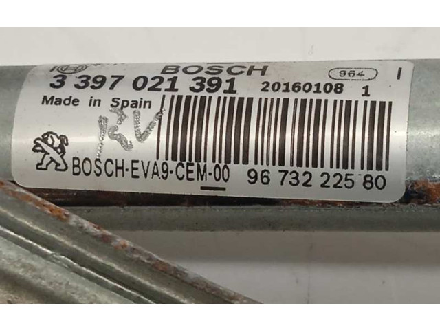 Рулевая рейка Двигатель стеклоочистителей 9673222580, 3397021391 Peugeot 2008 I 2013 - 2019 года