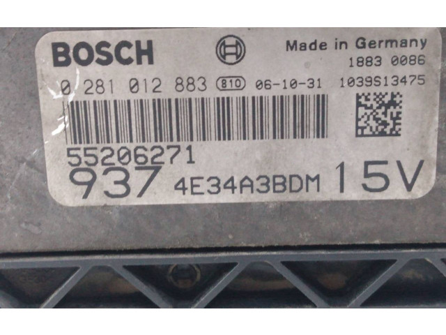 Блок управления двигателя 0281012883, 55206271   Alfa Romeo GTV