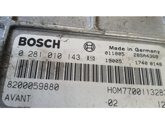 Řídící jednotka 0281010143, 8200059880 Renault Espace III 2001