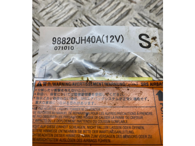 Pojistková skříňka Блок управления надувных подушек 98820JH40A Nissan X-Trail T31 2008