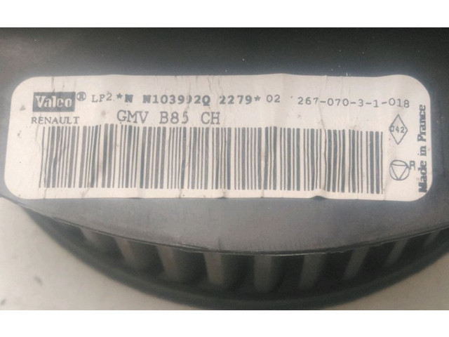 Вентилятор печки    7701062226   Renault Clio III