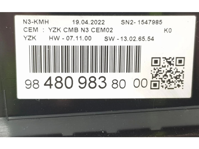 Přístrojová deska Peugeot Expert 2022 9848098380, 9848098380