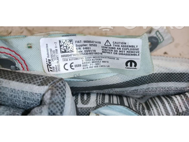 Боковая подушка безопасности 505471410, 46346398   Alfa Romeo Giulia