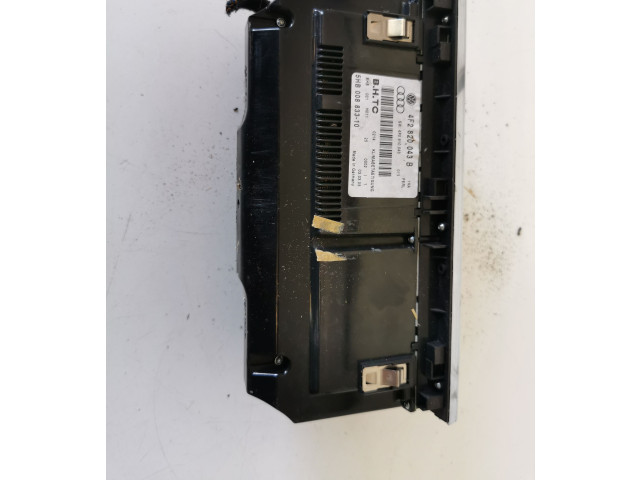 Блок управления климат-контролем 4F2820043B Audi A6 S6 C6 4F