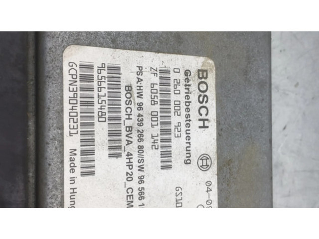 Блок управления коробкой передач 0260002923, 6058001142 Citroen C5