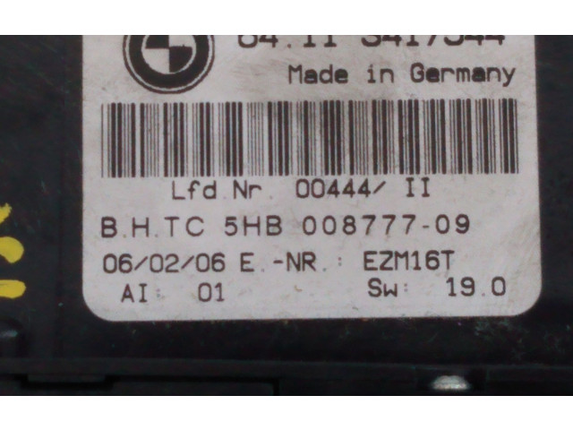 Блок управления климат-контролем 64113417544, 5HB00877709 BMW X3 E83