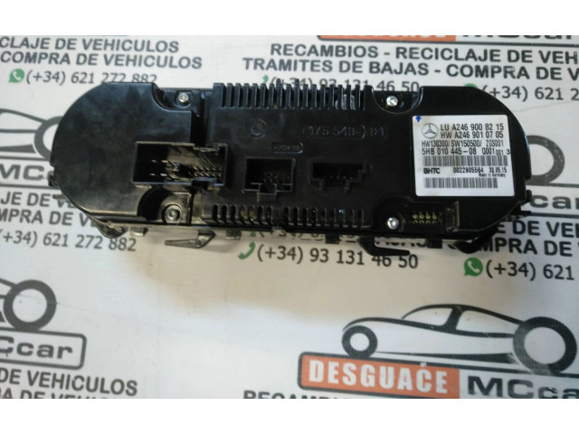 Блок управления климат-контролем A2469008215, 5HB010445-08   Mercedes-Benz GLA W156