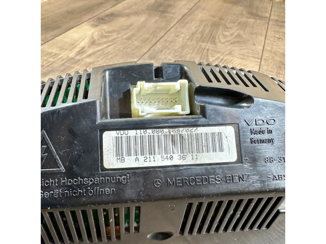 Přístrojová deska Mercedes-Benz E W211 2004 A2115403611, 110080664