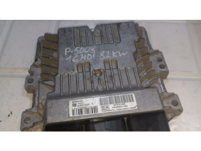 Řídící jednotka 9676761080, HW9666571380 Peugeot 5008 2012