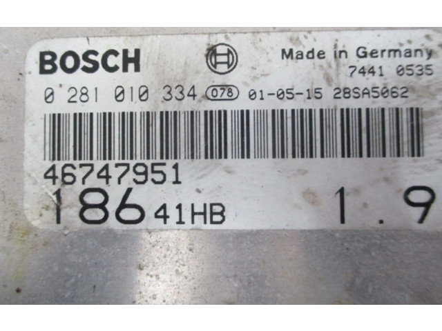 Řídící jednotka Fiat Multipla 2001