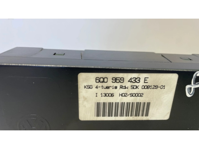 Блок комфорта 6Q0959433E Skoda Fabia Mk1 (6Y)