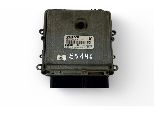 Блок управления двигателем Блок управления 30729826A, 0281012103 Volvo V70