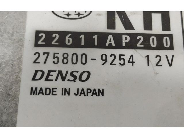 Блок управления двигателя 22611AP200 Subaru Forester SH