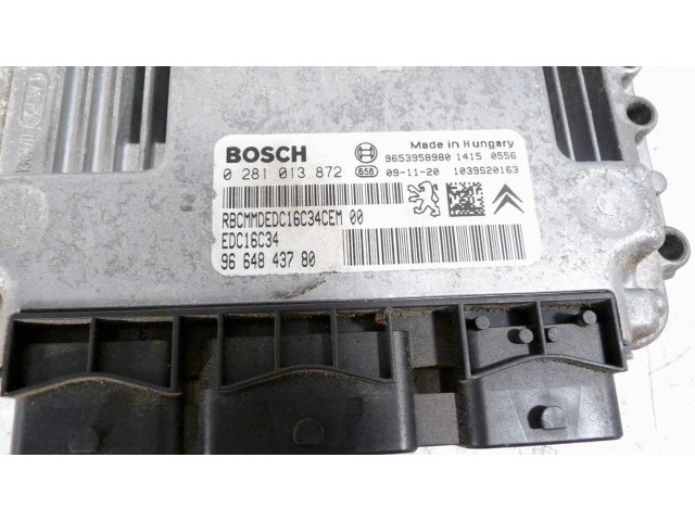 Блок управления двигателя 9664843780, 9653958980   Peugeot Partner