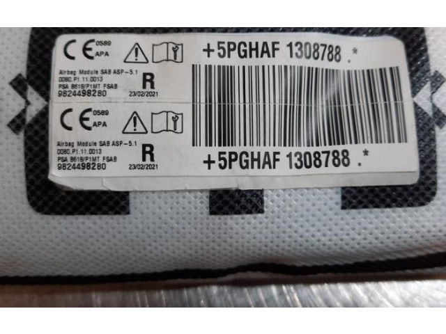 Подушка безопасности в сиденье 9824498280   Citroen C3 Aircross