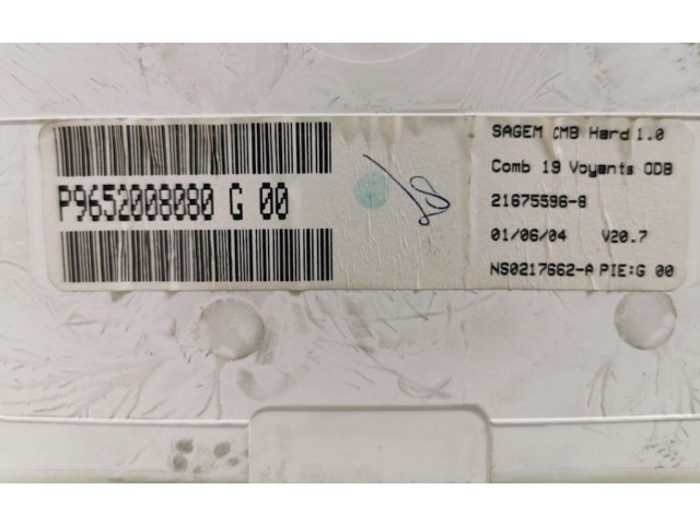 Панель приборов P9652008080 Citroen C2