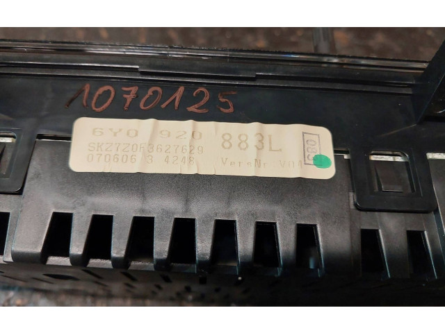 Přístrojová deska Skoda Fabia Mk1 (6Y) 2006 6Y0920883L