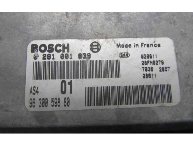 Vstřikovací lišta 0281001839 Peugeot 106