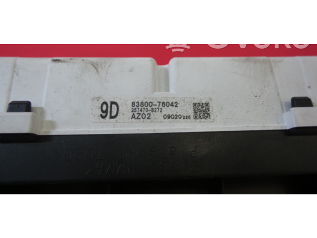 Přístrojová deska Lexus CT 200H 2014 83800-76042, 257470-8272