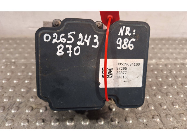 Блок управления АБС 51963416, 0265243870   Fiat Punto Evo