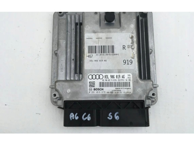 Řídící jednotka 03L906019AG Audi A6 Allroad C6 2007