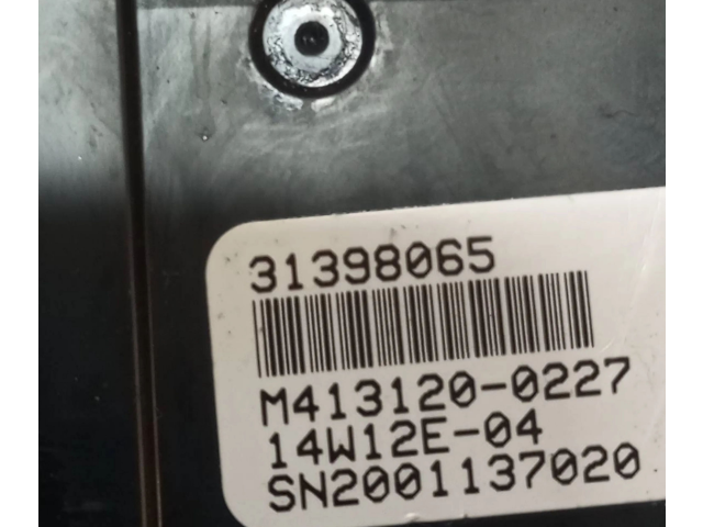 Блок управления климат-контролем 31398065, SN2001137020   Volvo V60