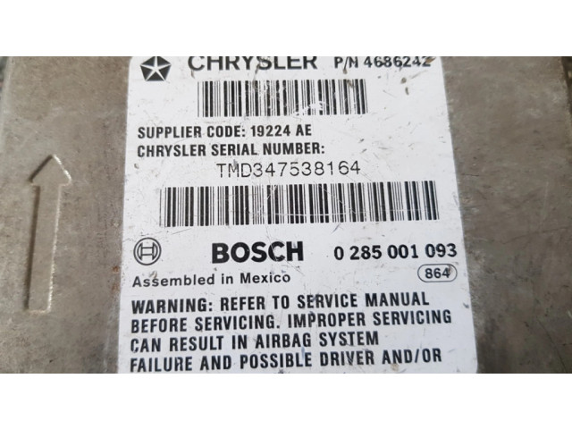 Блок подушек безопасности 0285001093   Chrysler Voyager