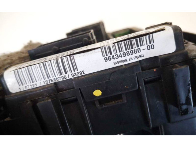 Pojistková skříňka 9643498980, t118470002 Citroen Berlingo 2005