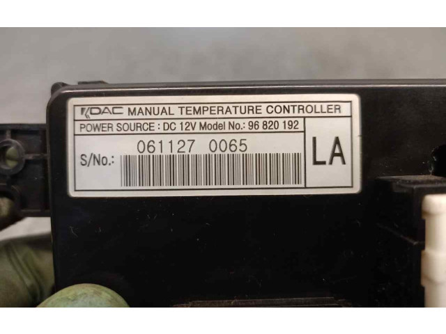 Модуль блока управления кондиционером 96820192 Chevrolet Captiva