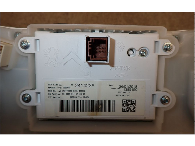 Панель приборов 9822720680   Peugeot 2008 I       